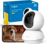 Tapo C210 – Cámara IP WiFi Cámara de Vigilancia 360° 2K (3MP), Visión Nocturna, Soporta Tarjeta SD de hasta 512GB, Detección y Seguimiento de Movimiento, Control Remoto, Compatible con Alexa