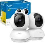 Tapo C210(2-Pack) – Cámara IP WiFi Cámara de Vigilancia 360° 2K (3MP), Visión Nocturna, Soporta Tarjeta SD de hasta 512GB, Detección de Movimiento, Control Remoto, Compatible con Alexa