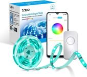 Tapo L900-5 – Tira LED Wi-Fi 5M 12V 16 Millones de Colores con 2100mcd, Apta para Familia, Sincronización con Música, Compatible con Google y Alexa