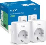 Tapo P100 (Pack de 2) – Mini Enchufe Inteligente Wi-Fi, Óptimo para Programación Encendido/Apagado y Ahorro de Energía, No Necesita Hub, Compatible con Alexa y Google Home, Blanco