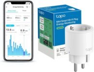 Tapo TP-Link P115 Mini Enchufe Inteligente Wi-Fi con Monitorización de Energía, Programación de Encendido/Apagado, Ahorro de Energía, Compatible con Alexa y Google Home, Blanco