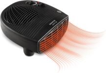 Taurus TFH-3001 – Calefactor, 2000W, 2 Potencias de Calor, Función Ventilador, Termostato Regulable, Sistema de Seguridad, Diseño Compacto 26 x 25 x 10 cm