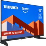 Telefunken 32FTV825, 32″ HD, Fire OS Smart TV, HDR10, Alexa Integrado, Control por Voz, Dolby Audio, Apple AirPlay, Bluetooth