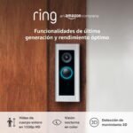 Timbre con vídeo con cable Amazon Pro Ring (anteriormente Video Doorbell Pro 2) | Cámara con timbre, vídeo HD de 1536p, vídeo de cuerpo completo, detección de movimiento 3D, Wi-Fi