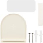 UKCOCO Soporte de pared para altavoz inteligente, duradero y liviano, compatible con Google Nest Wifi y concentrador de red, fácil instalación para barra de sonido de cine en casa
