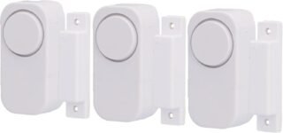 UNITEC Alarma para ventana y puerta, juego de 3 con contacto magnético