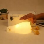 URAQT Luz Nocturna Infantil, Lámpara De Silicona De Pato, Lámpara De Pato, Lámpara Táctil LED Recargable USB, Brillo Ajustable Y Temporizador Luz Nocturna para Niños Regalos De Cumpleaños Navidad