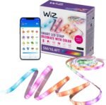WiZ, Tira led inteligente 5m, RGBIC, incluye alimentador, hasta 16 millones de colores, conexión vía WIFI, con tecnología SpaceSense, control vía App o Voz y compatible con Alexa y Google Home