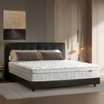 Z-hom Colchón híbrido de muelles ensacados con espuma, 90 x 190 cm, 7 zonas, altura 26 cm, firmeza media, tratamiento antiácaros y antibacterias (blanco)