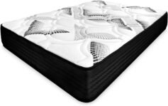 amuéblate Online – Colchón Híbrido Visco Box Memory Foam con Núcleo de Muelles Ensacados, Óptimo Confort, Firmeza Intermedia, Antibacteriano e Hipoalergénico ácaros 90 x 190 cm