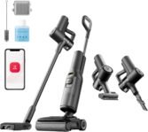 roborock F25 Ace Combo Fregona Húmeda y Seca, 5 en 1, Inalámbrica, 20.000 Pa, Autolimpieza a 90°C y Secado Rápido, Ruedas Asistidas, Autonomía 60 min, WiFi, Diseño Plano 180°