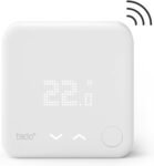 tado° Sensor de Temperatura Inalámbrico – Accesorio para Cabezales Termostáticos Inteligentes, Termostato de Calefacción Wi-Fi, Fácil Instalación, Compatible con Sistemas de Voz Siri y Alexa