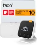tado° Wireless Thermostat X: Kit de Inicio con Termostato Ambiental, Bridge X y Soporte, Control vía App y Altavoz Inteligente (Alexa, Siri, Google Assistant)