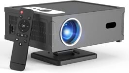 【Netflix Oficial & Auto Focus/Keystone】 Proyector 4K Smart 25000 Lúmenes 1080P Full HD, Teuyau WiFi 6 Proyector Bluetooth con Dolby Audio, Proyector para Móvil/Exterior/Cine en Casa para iOS/Android